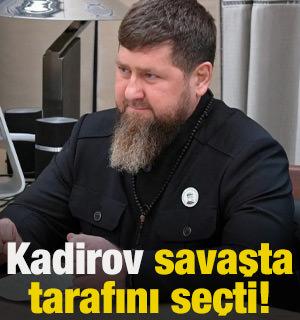 &Ccedil;e&ccedil;en lider Kadirov savaşta tarafını se&ccedil;ti!
