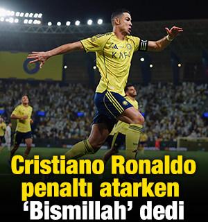Cristiano Ronaldo, penaltı atarken 'Bismillah' dedi!