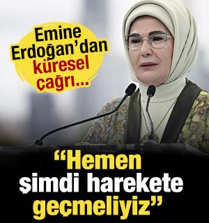 Emine Erdoğan'dan d&uuml;nyaya gıda israfı uyarısı: Hemen şimdi harekete ge&ccedil;meliyiz