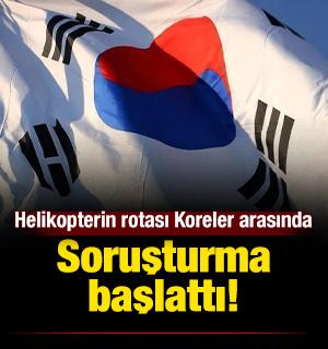 Helikopterin rotası Koreler arasında soruşturma başlattı!