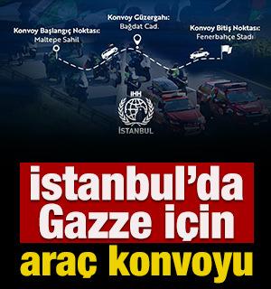 İstanbul&rsquo;da Gazze i&ccedil;in ara&ccedil; konvoyu d&uuml;zenlenecek