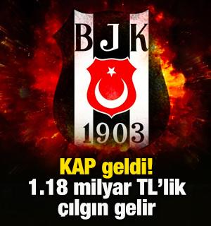 KAP geldi! Beşiktaş'a 1.18 milyar TL'lik &ccedil;ılgın gelir