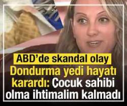 Brandy Buckley isimli bir kadın, dondurmak yemek istediği i&ccedil;in resmen kabus yaşadı