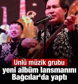 &Uuml;nl&uuml; m&uuml;zik grubu yeni alb&uuml;m lansmanını Bağcılar'da yaptı