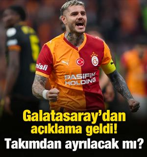 Ve Galatasaray'dan Mauro Icardi i&ccedil;in beklenen a&ccedil;ıklama geldi! Takımdan ayrılacak mı?