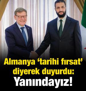 Wadepul "tarihi fırsat" diyerek duyurdu: Suriye'nin yanındayız!
