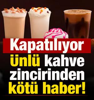 &Uuml;nl&uuml; kahve ve donut zincirinden k&ouml;t&uuml; haber: Kapatılıyor!