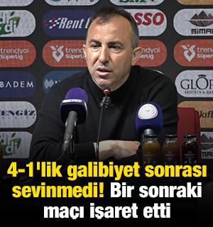 4-1'lik galibiyet sonrası sevinmedi! Bir sonraki ma&ccedil;ı işaret etti