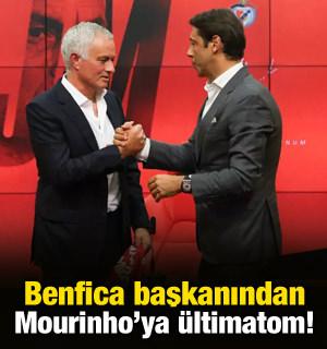 Benfica başkanından Mourinho'ya &uuml;ltimatom! 'Dokunulmaz değil'