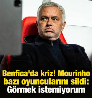 Benfica'da kriz! Mourinho bazı oyuncularını sildi: G&ouml;rmek istemiyorum