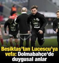 Beşiktaş&rsquo;tan Lucescu&rsquo;ya vefa: Dolmabah&ccedil;e'de duygusal anlar
