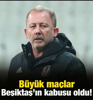 B&uuml;y&uuml;k ma&ccedil;lar bu sezon Beşiktaş'ın kabusu oldu!