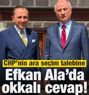 Efkan Ala'dan CHP'nin ara se&ccedil;im talebine okkalı cevap!
