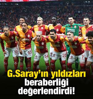 Galatasaray'ın yıldızından beraberlik yorumu: 'Şampiyonluk ma&ccedil;ı olacak'