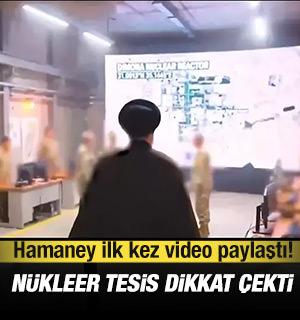 İran'ın yeni lideri Hamaney ilk kez video paylaştı! Dimona' detayı dikkat &ccedil;ekti