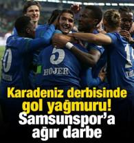 Karadeniz derbisinde gol yağmuru! Samsunspor&rsquo;a ağır darbe