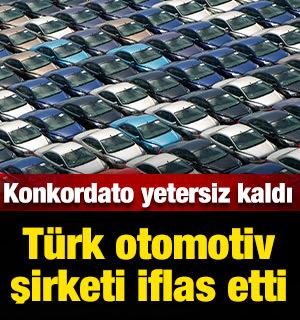 Konkordato yetersiz kaldı: T&uuml;rk otomotiv devi iflas etti