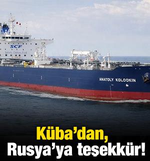 K&uuml;ba'dan, Rusya'ya teşekk&uuml;r!