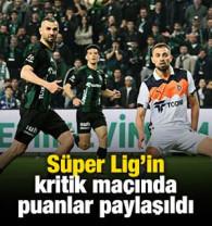S&uuml;per Lig&rsquo;in kritik ma&ccedil;ında puanlar paylaşıldı