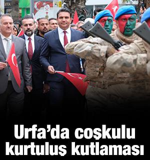 Urfa'da coşkulu kurtuluş kutlaması