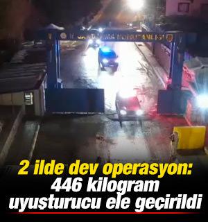Van ve Hakkari&rsquo;de 446 Kilogram uyuşturucu madde ele ge&ccedil;irildi.&rdquo;