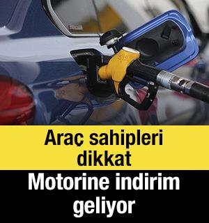 Ara&ccedil; sahiplerine m&uuml;jde! Motorine indirim geliyor