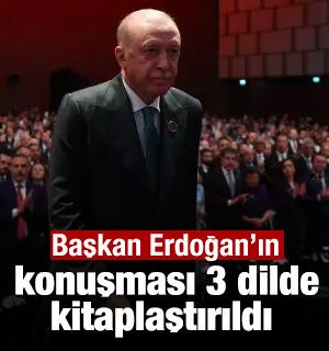 Başkan Erdoğan'ın konuşması 3 dilde kitaplaştırıldı