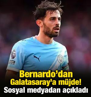 Bernardo Silva'dan Galatasaray'a m&uuml;jde!