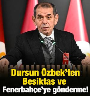 Dursun &Ouml;zbek'ten Beşiktaş ve Fenerbah&ccedil;e'ye g&ouml;nderme!