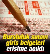 İlk&ouml;ğretim ve Orta&ouml;ğretim Kurumları Bursluluk Sınavı giriş belgeleri erişime a&ccedil;ıldı