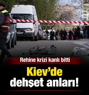 Kiev&rsquo;de dehşet anları: Rehine krizi kanlı bitti