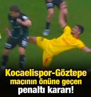 Kocaelispor-G&ouml;ztepe ma&ccedil;ının son dakikasında &ccedil;ok tartışılacak penaltı!