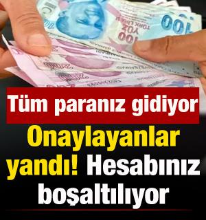 Onaylayanın hesabı boşaltılıyor! Giren parasını kaybediyor