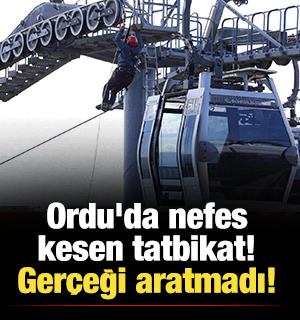 Ordu'da nefes kesen tatbikat! Ger&ccedil;eği aratmadı!