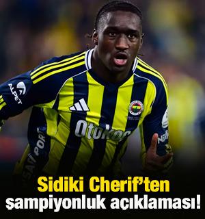 Sidiki Cherif'ten şampiyonluk s&ouml;zleri!
