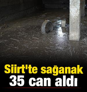 Siirt'te sağanak 35 can aldı