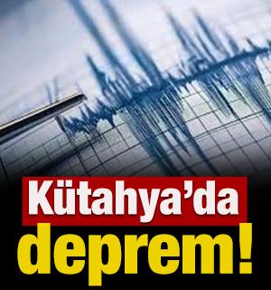 K&uuml;tahya'da deprem!
