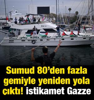 Sumud Filosu Barselona'dan ayrıldı! İstikamet Gazze