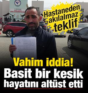 Vahim iddia: Kurban Bayramı'nda parmağını kesti, hayatı alt&uuml;st oldu