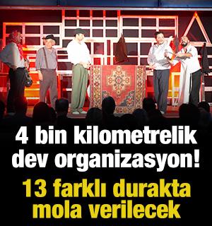 4 bin kilometrelik dev organizasyon! 13 farklı durakta sanat molası verilecek