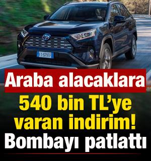 Araba alacaklara 540 bin TL'ye varan indirim! Dev fırsat...