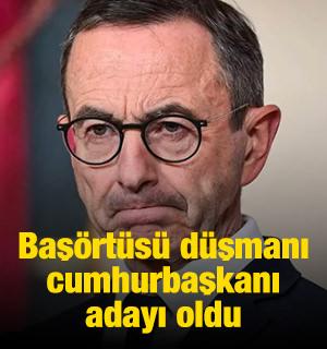 Fransa'da cumhurbaşkanlığına ilk aday! Baş&ouml;rt&uuml;s&uuml; karşıtı &ccedil;ıktı
