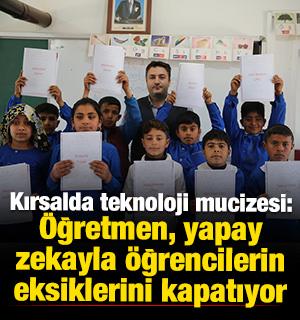 Kırsalda teknoloji mucizesi: &Ouml;ğretmen, yapay zekayla &ouml;ğrencilerin eksiklerini kapatıyor
