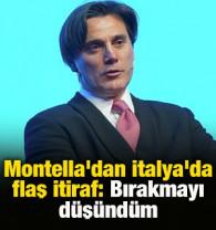 Montella'dan İtalya'da flaş itiraf: Bırakmayı d&uuml;ş&uuml;nd&uuml;m