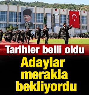 Adaylar merakla bekliyordu: Tarihler belli oldu