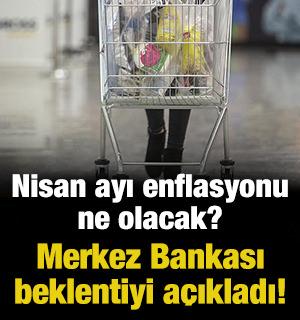Nisan ayı enflasyonu ne olacak? Merkez Bankası beklentiyi a&ccedil;ıkladı!