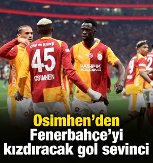 Osimhen'den Fenerbah&ccedil;e'yi kızdıracak gol sevinci! G&uuml;ndem oldu