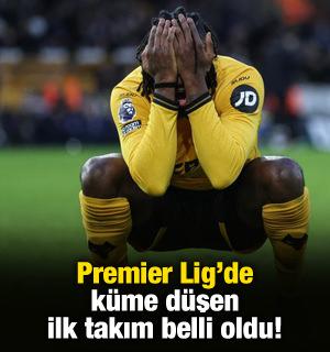Premier Lig'de k&uuml;me d&uuml;şen ilk takım belli oldu