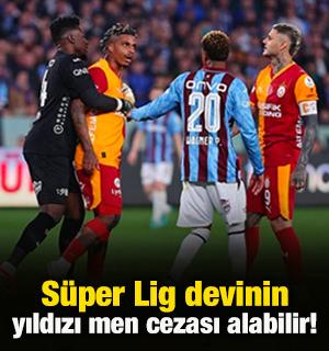 S&uuml;per Lig devinin yıldızı men cezası alabilir!