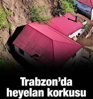 Trabzon'da heyelan: Bir evde hasar oluştu, bir ev tahliye edildi